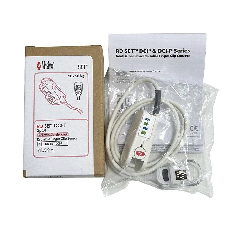 Sensor SpO2 Pediátrico Masimo RD SET 4051 Tipo Clip Reutilizable 1m
