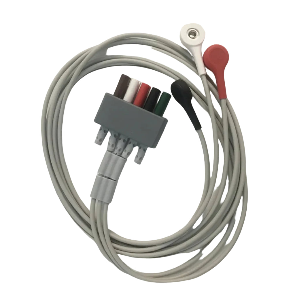 Cable ECG EL6301B 3 Derivaciones AHA Snap Adulto Pediátrico
