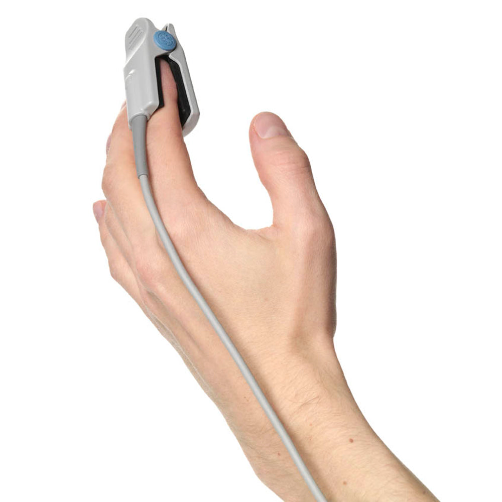 Sensor SpO2 Reutilizable TruSignal GE TS-F-D Tipo Dedo Adulto Pediátrico